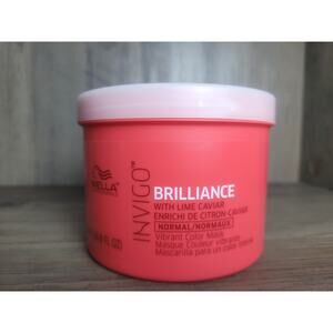 Wella Invigo Brilliance Mask With Lime Caviar for Normal Hair 16.9 fl oz